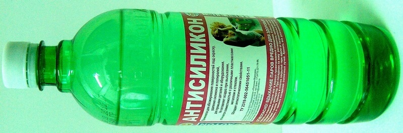 Антисиликон-обезжириватель бутылка 1л 