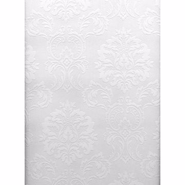 Picture of Plouf Paintable Damask  Wallpaper 