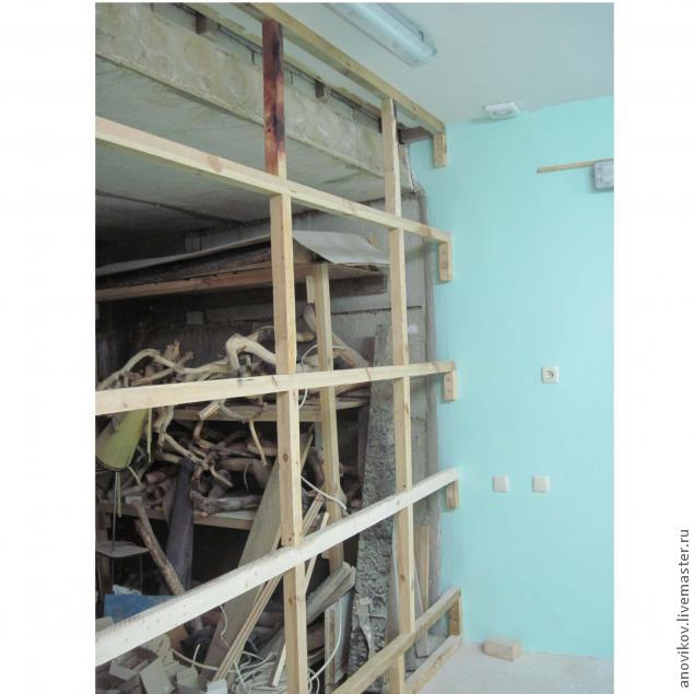 Устройство деревянной перегородки в мастерской или в другом  помещении.  Часть первая., фото № 20