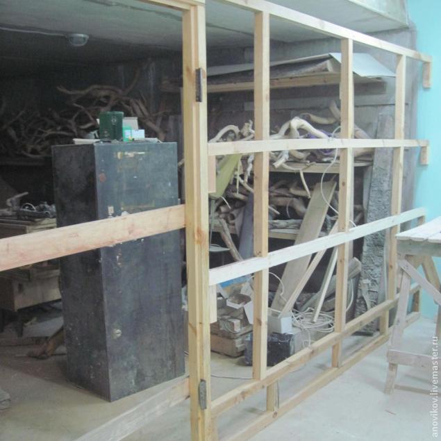Устройство деревянной перегородки в мастерской или в другом  помещении.  Часть первая., фото № 11