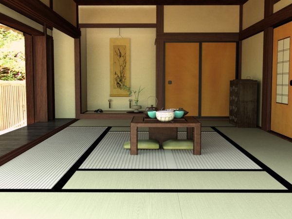 japanese living room decoration