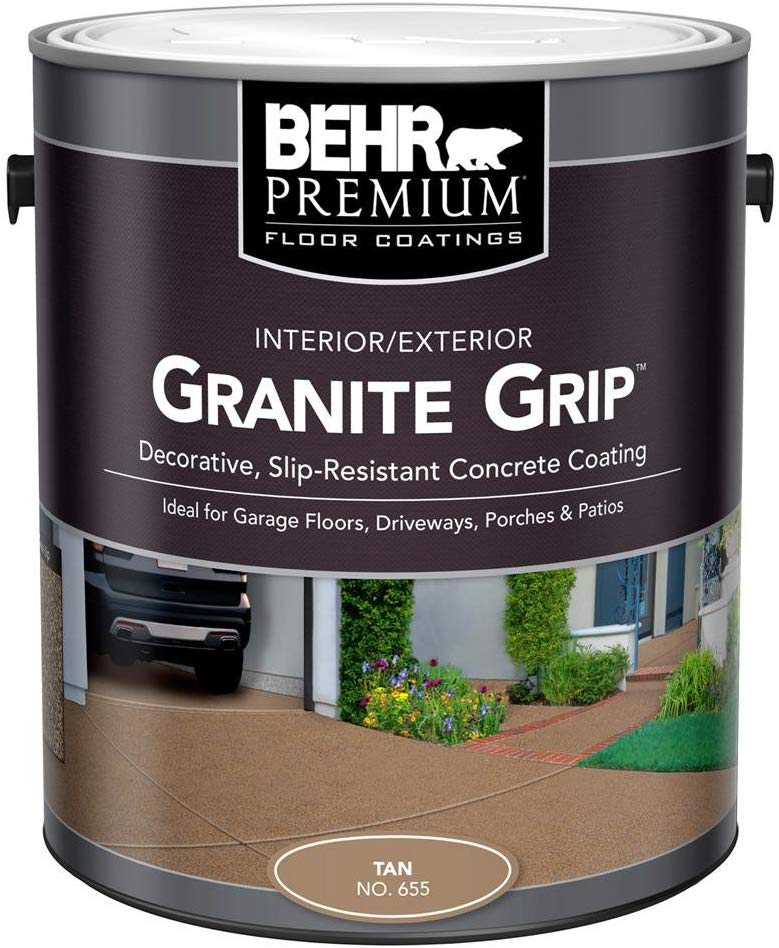 BEHR 1 gal. 65501 Tan Granite Grip review