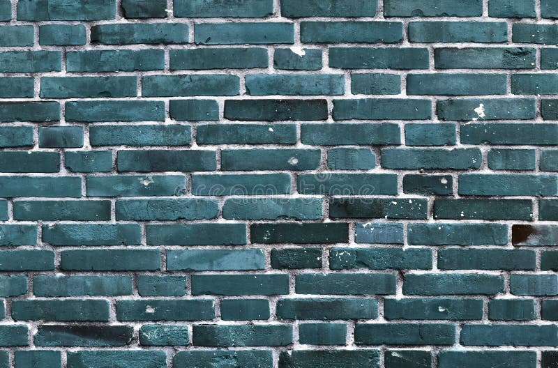 Beautiful rare blue brick wall textures found all over europe stock photos