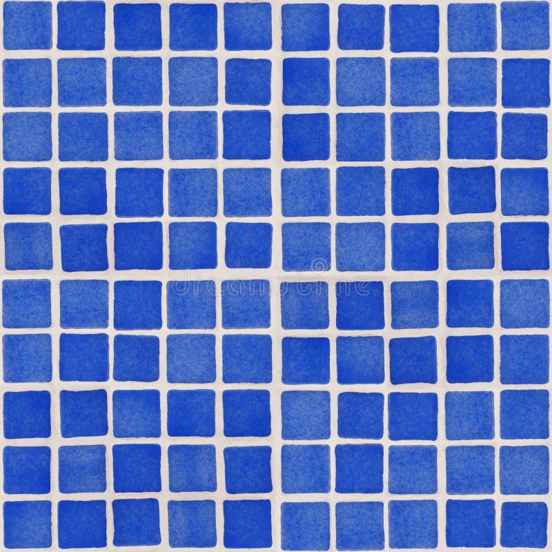 Close-up of blue ceramic glazed tile stock photo