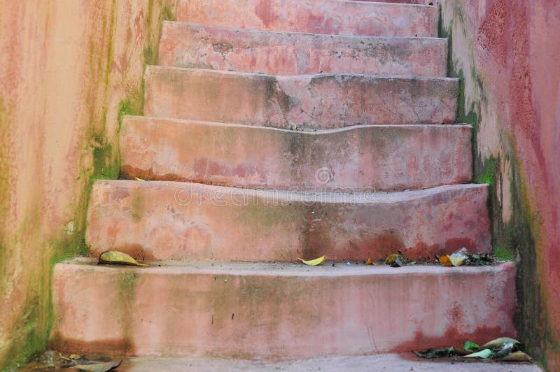 Old stone stairs royalty free stock image