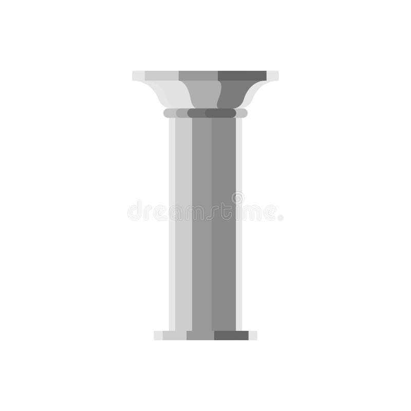 Pedestal isolated. stand, plinth vector illustration. foundation of monument.  royalty free illustration