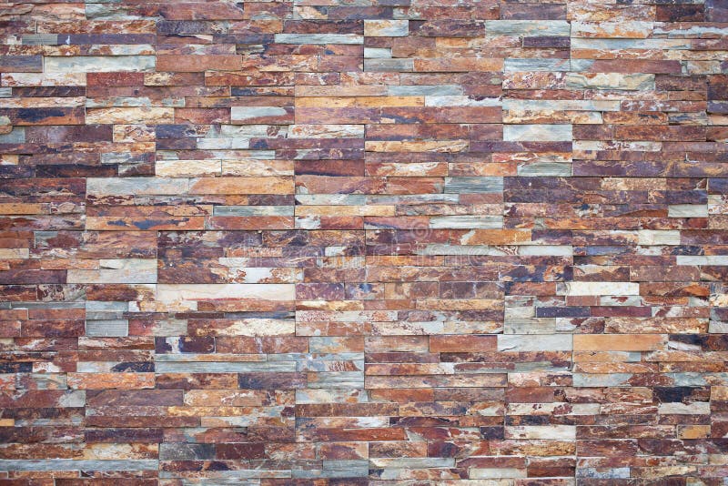 Rusty Stone. Stone Veneer for Exterior Wall Decor. royalty free stock images