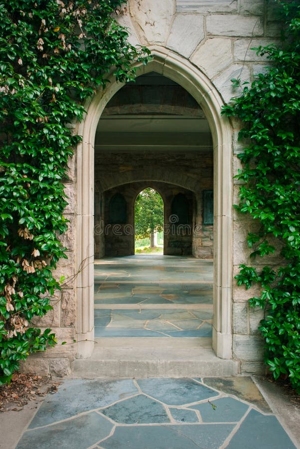 Stone Arch Doorway royalty free stock photos