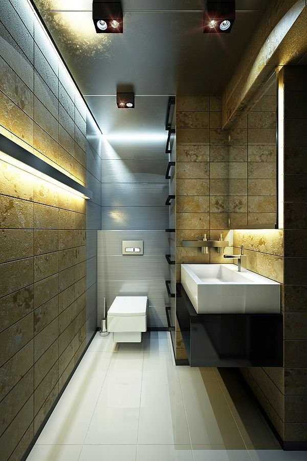 Потолок в туалете варианты отделки